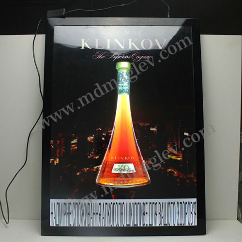 custom acrylic led light box, slim acrylic LED display flashing light box