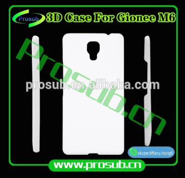 3d sublimation diy blank cell phone case cover skin for Prosub-Gionee M6