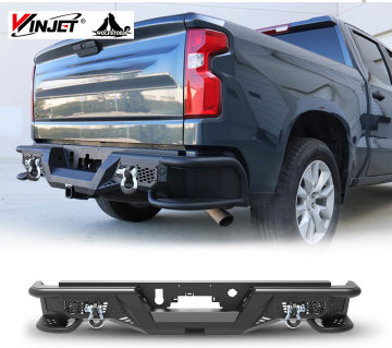 Winjet Metal Exterior Parts Cold-Rolled Steel Pre-Treated Steel Rear Bumper Kit for Silverado 1500