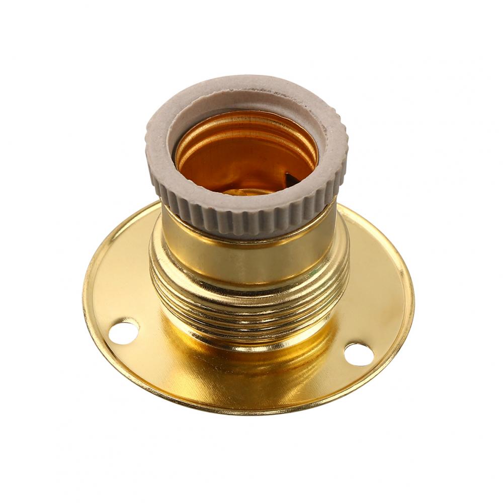 قاعدة المصباح المعدنية E27 Brass Lampholder