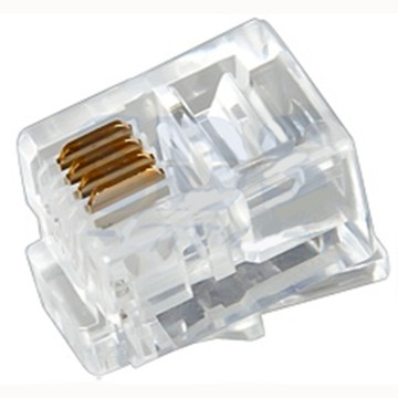 Plug Crystal Head/Male Plug/6p4c Transparent Crystal Head