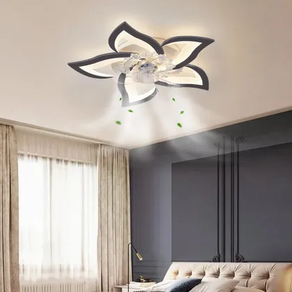Copper Ceiling Fan with Lighting and Remote Control