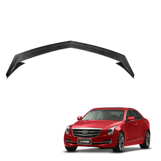 Carbon Fiber Rear Trunk Spoiler for Cadillac ATS (2014-2019)