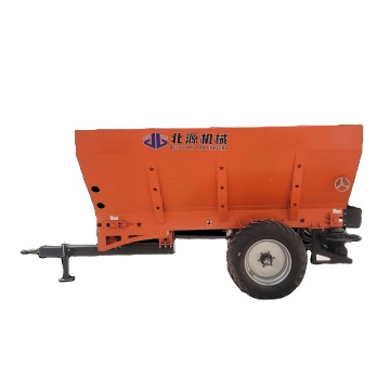 Tractor-Driven Organic Fertilizer Spreader for Livestock Farms