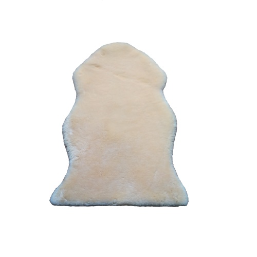 Baby sleeping soft sheepskin rug