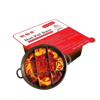 Factory Wholesale Sichuan Chongqing Style Hot Pot Soup Base 50G
