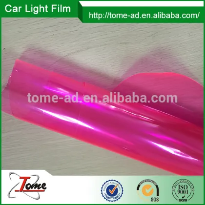 Car light film/car lamp vinly film/self adhesive car head light film