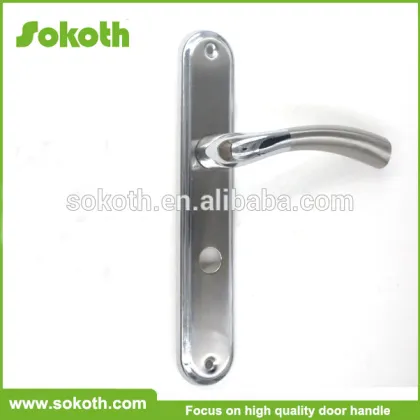 door handle on the long plate ,classic door handle cover plates