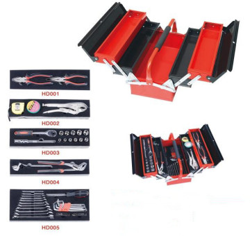 professional 65 pcs household tools in tool box