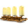 Personalized Wooden Pillars Candle Holders For Decor
