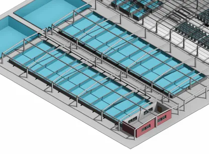 Professional Aqua Tech Indoor RAS Fish Farming Equipment for Tilapia and Catfish