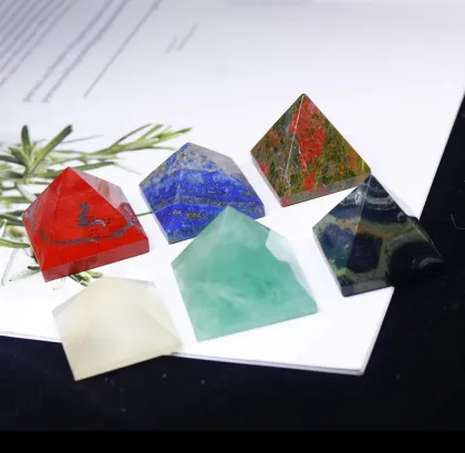 Clear Quartz Crystal Pyramid