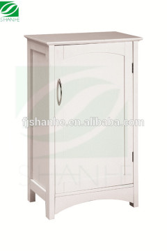 SH modern 1 door white floor standing bathroom cabinet
