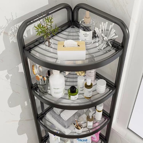 Drainer Metal Wall Display Storage Shelves
