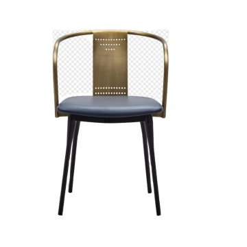Sillón de comedor tapizado de estilo francés sillón de silla de mesa / cafetería