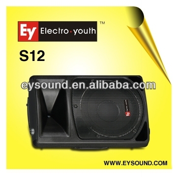 plastic speaker 12IN 250W RMS POWER S12