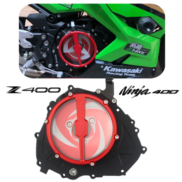 Coperchio frizione trasparente per copertura lato motore Kawasaki Ninja 400/Z400