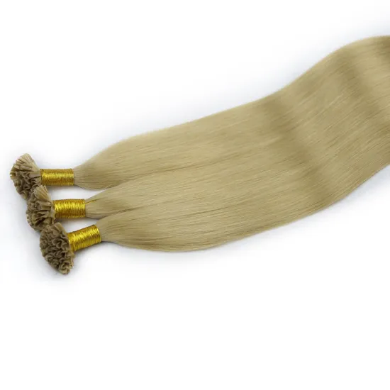 U Tip Hair Wholesale Raw Indian Kinky Curly Itip Keratin Bonds Flat U Remy Human Hair Extensions Micro Links Microlink