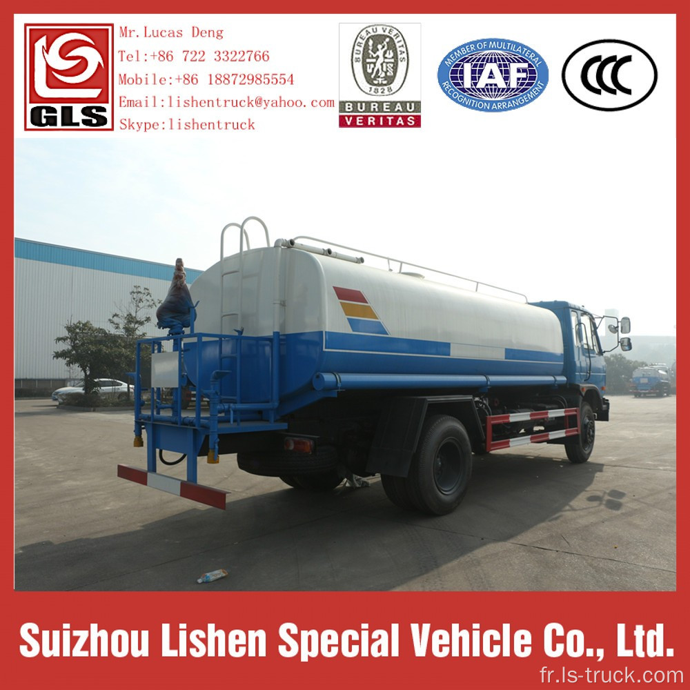 Dongfeng Water Transport Truck Capacité 7 M3