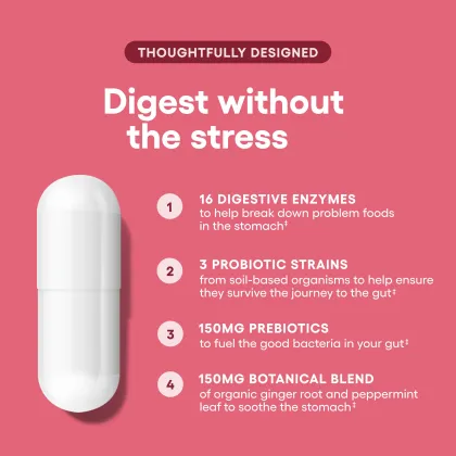 Digestive Enzymes Supplement with Multi Enzymes