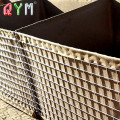 Barrera de agua de defensa Galvanized Gabion Box Barrera defensiva