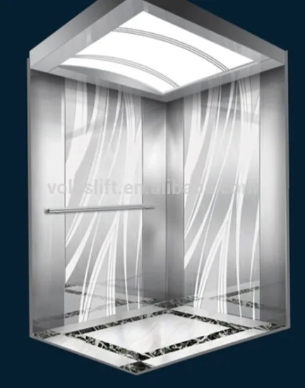 Volkslift etching stainless steel passenger elevator lift