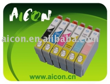 Compatible color inkjet cartridge for EPSON T0821-T0826