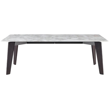 Factory Direct Luxury White Top Marble Dining Table - Modern Square Design for Banquets and Hotels