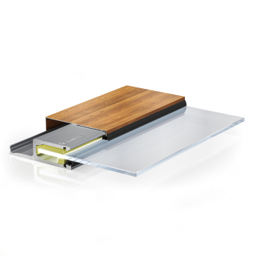Gold Apple Factory Directly Supplies High Quality Glass Guardrail Aluminum Profiles