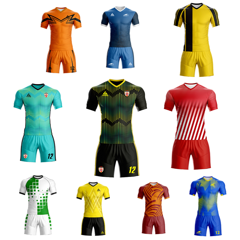 2021 Quick-Drying Polyester football Uniform