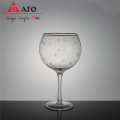 Household Red Wine Glass Gold Rim Wine Goblet