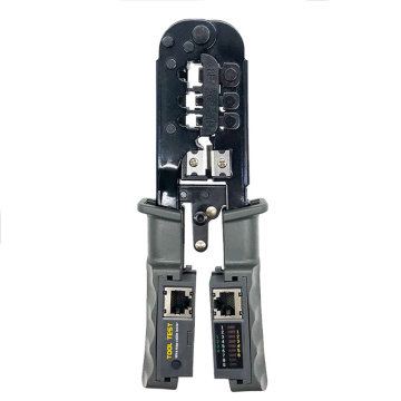 Multi Function Cable Tester with RJ45 Crimper Tool for RJ45/RJ11/RJ12 Connectors