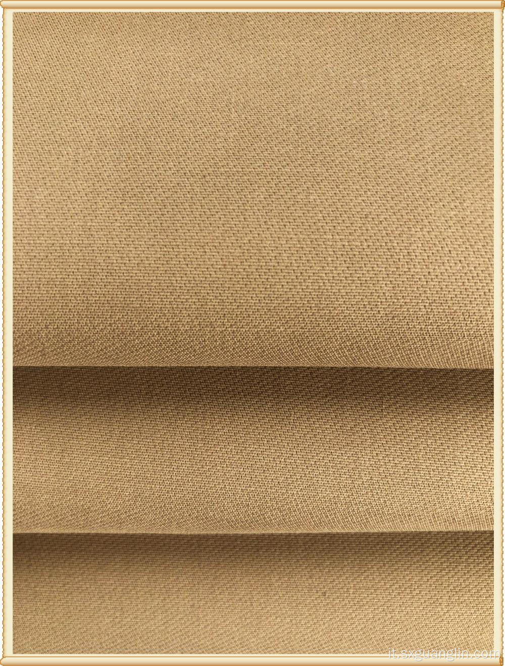 Tessuto in twill di cotone poliestere spandex per indumenti