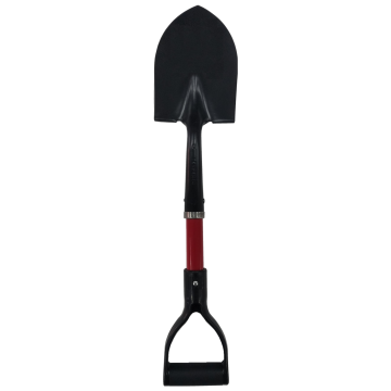 Steel Fiber Handle Small Pointed Shovel D Handle