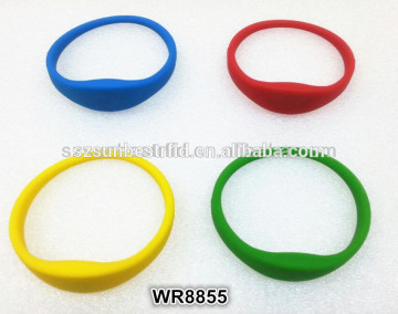 Ntag203/ Ntag213 chip NFC silicone bracelet