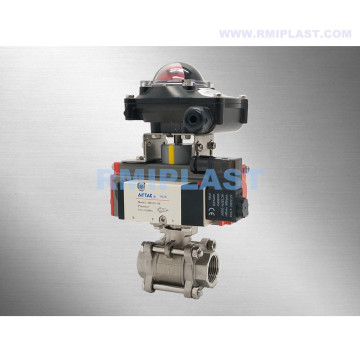 Pneumatic Ball Valve For Water Treatment Facility