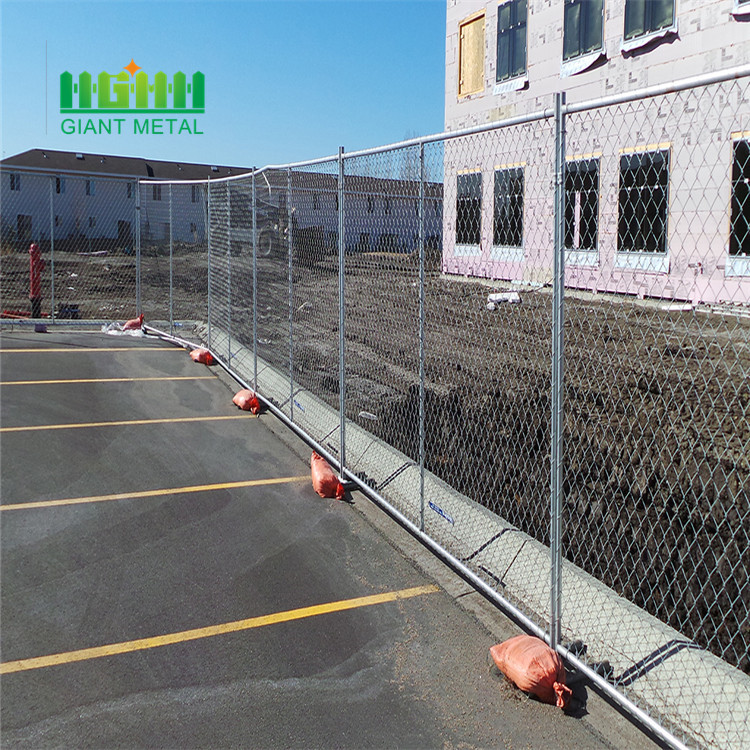 Outdoor temporary fencing  construction