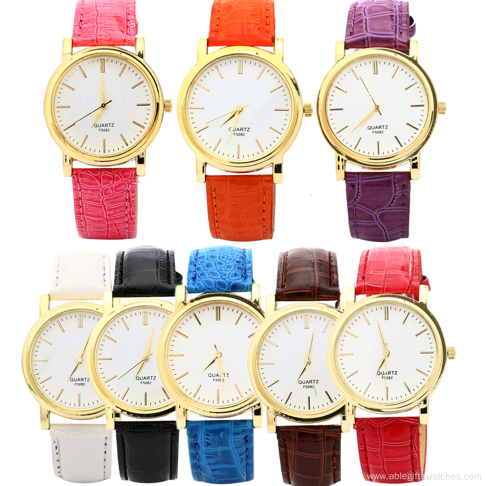 New Arrival Women Leather Wrist Quartz Watch