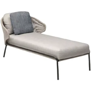 Hotel Garden Furniture Pool Rope Sun Lounger