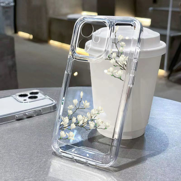 Soft Clear Phone Cases: Comprehensive Collection for Latest iPhone Models (11, 13, 12, 14 Pro Max, XR, XS Max, 7, 8, 14 Plus, SE 2022) - Durable, Shockproof with Flower Design