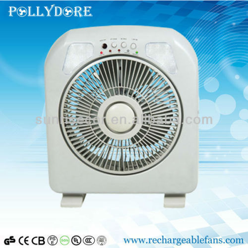 12" Rechargeable Emergency Light Fan, High Quality 12" Rechargeable