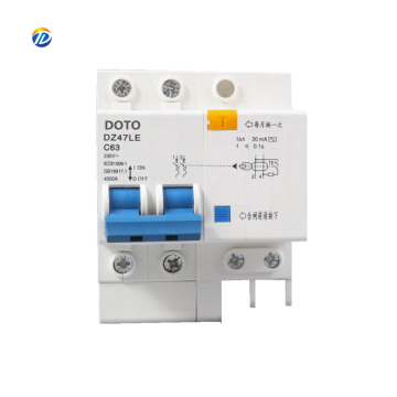 2 Pole Earth Leakage Circuit Breaker 63A 50A 32A 30mA 10mA ELCB/RCD/RCCB Type B RCCB