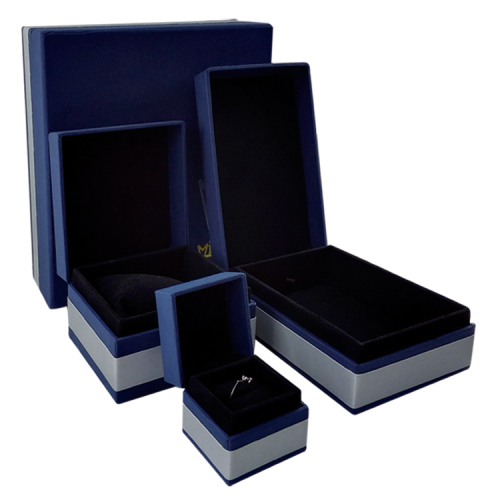 Imitation leather jewellery packaging box