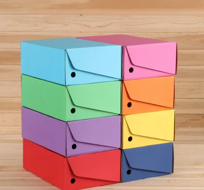 Printed shoe display box shoe packaging box