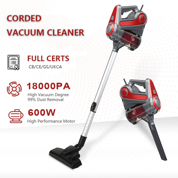 18kpa 600W Electric Handheld Corded Cyclone Vertical Stick Vacuum Cleaner - Hot Sale