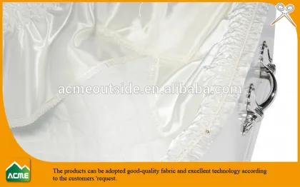 elastic coffin lining supplier cloth covered caskets