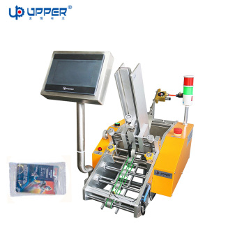 Automatic Pouch Play Card Feeding Machine with Batch Counter and Friction Feeder for Paper Card Packaging