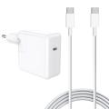 Зарядное устройство для MacBook PD 61W Type-C EU Plug