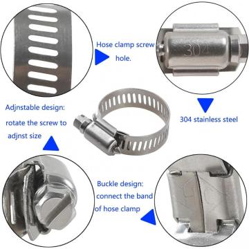 Stainless Steel 304 Hose Clamp