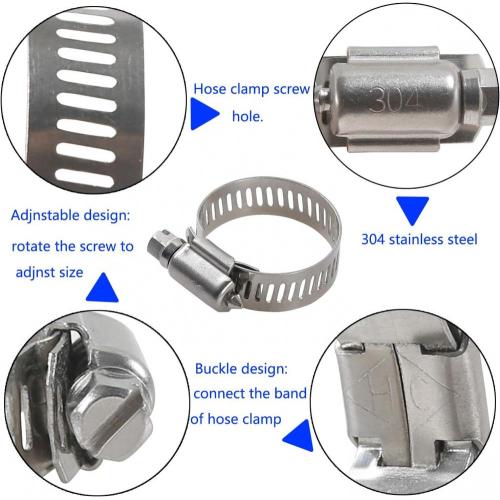 Stainless Steel 304 Hose Clamp